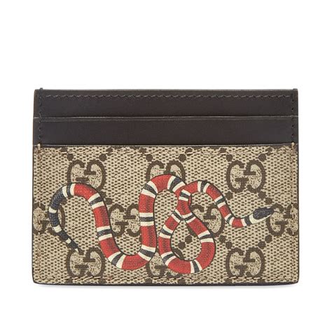 gucci money holder|gucci card holder with snake.